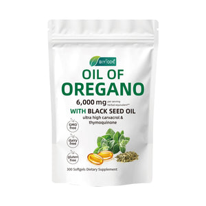 300pcs Micro Ingredients Oregano Oil with Black Seed Oil, Good for Enhancing Immunity