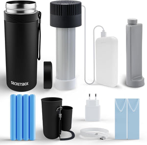 Portable 3-in-1 Insulin Cooler Travel Case (TSA Approved, 2-8°C USB Medication Fridge)