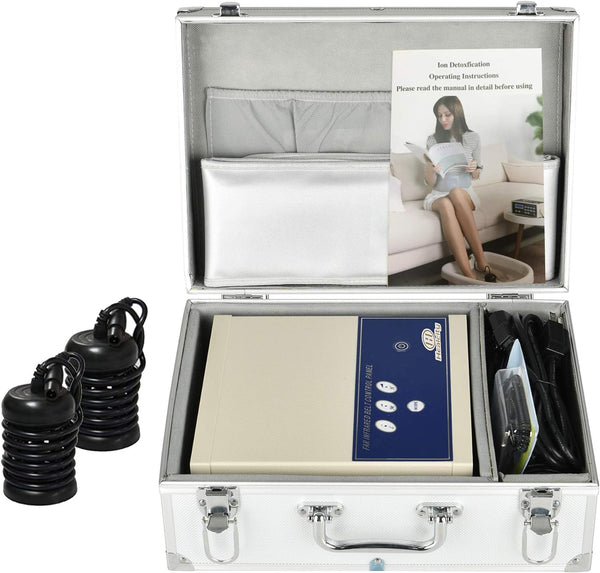 Ion Ionic Detox Foot Bath Machine System Holiday Gift Negative Hydrogen with Far Infrared Belt, Two Ion Cleanse Arrays