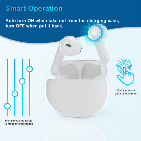 Hearing aids for seniors, with noise cancellation, rechargeable hearing amplifier, Type-C charging