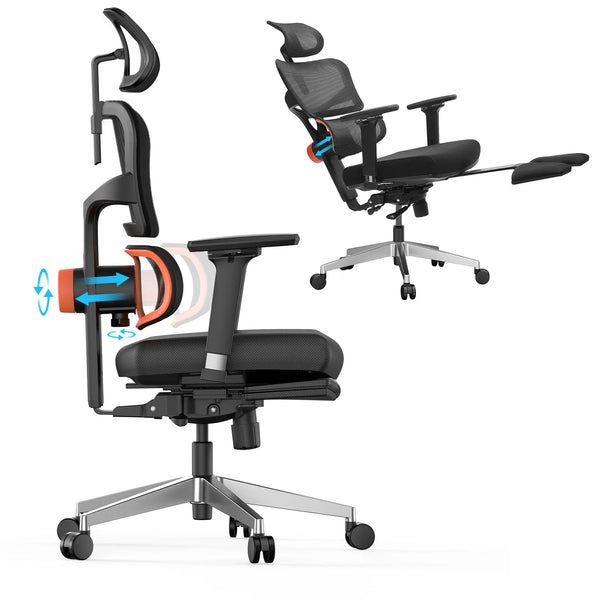 Newtral NT002 Ergonomic Home Office Chair with Auto-following Lumbar Support