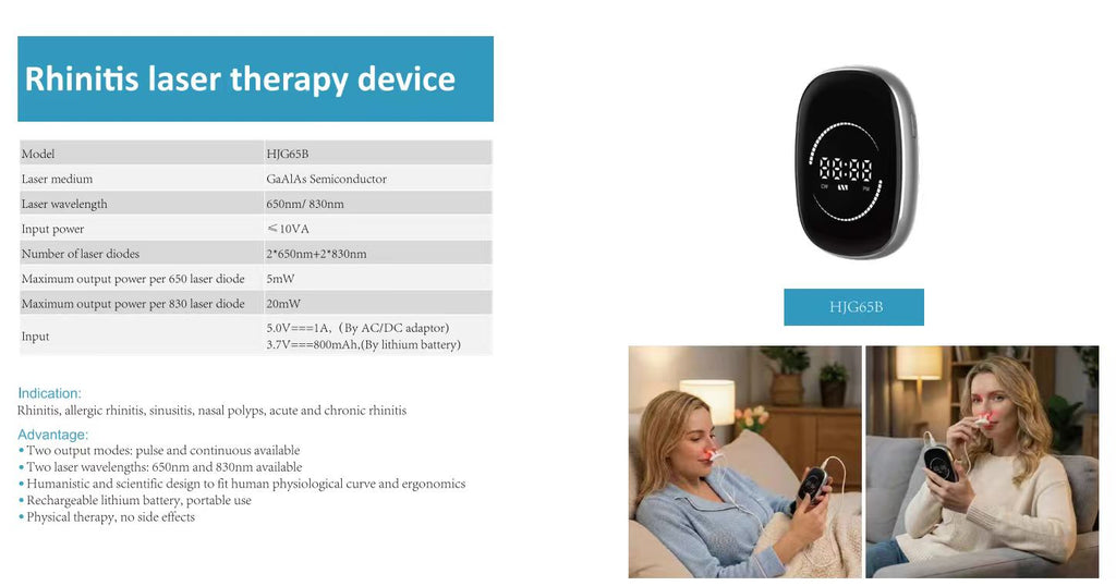 Laser Rhinitis Therapy Device | Allergic Rhinitis Relief | Red Light Treatment