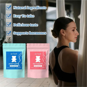 BIYODE Berry Gummies Combo Pack - Bum & Chest Support Gummies for Women, Workout Aid - Women's Support Supplement - Berry Flavored - Essential Herbs - Multivitamins Dietary Fitness, 120 Gummies