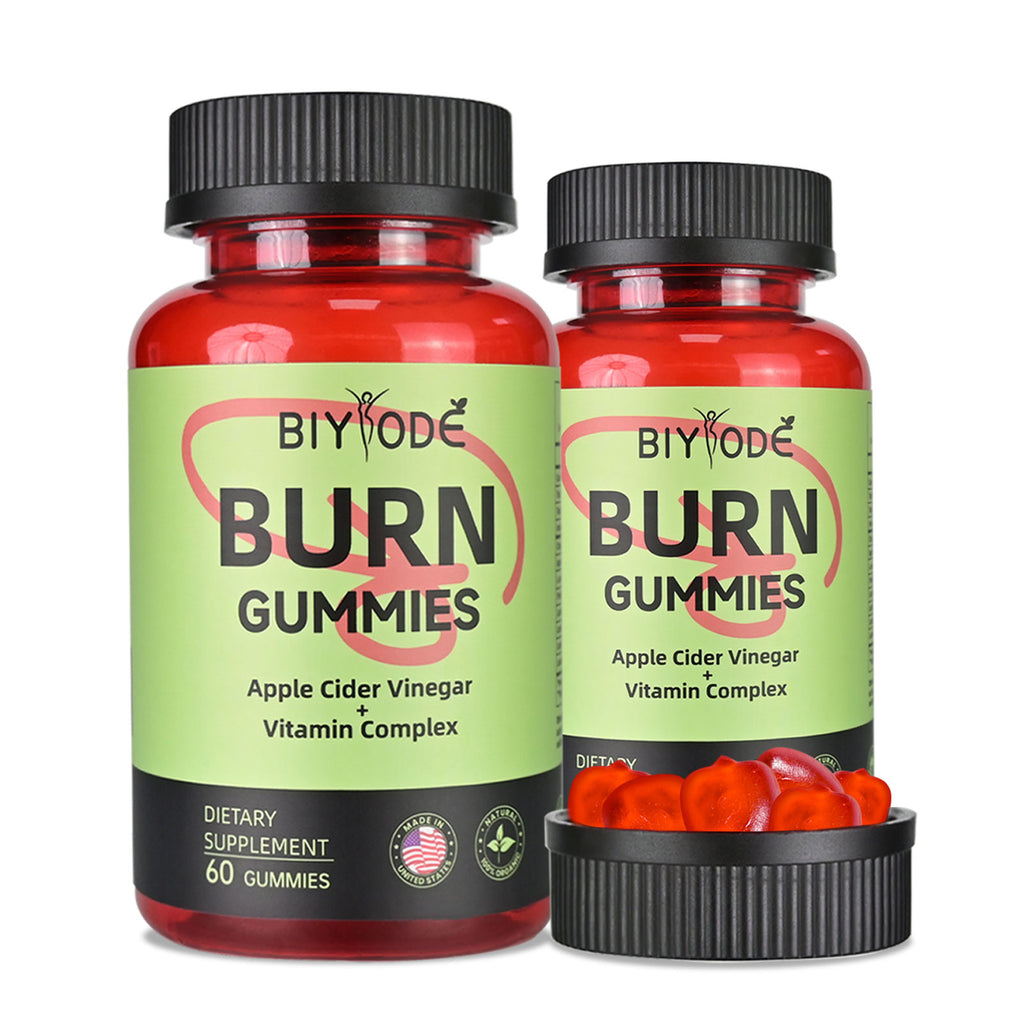 Apple Cider Vinegar Gummies,Burn Gummies,Apple Cider Vinegar Gummies,Formulated to Support Normal Energy Levels & Gut Health,Citrus Tea Polyphenol,Vitamin Complex Gummies(60 Gummies)