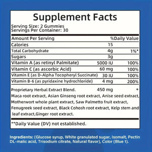 BIYODE Berry Gummies Combo Pack - Bum & Chest Support Gummies for Women, Workout Aid - Women's Support Supplement - Berry Flavored - Essential Herbs - Multivitamins Dietary Fitness, 120 Gummies