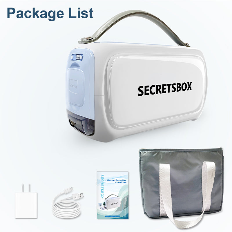 Portable Medicine Refrigerator | Medication Cooler | Medicine storage temperature refrigerator