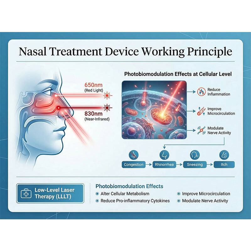 Laser Rhinitis Therapy Device | Allergic Rhinitis Relief | Red Light Treatment