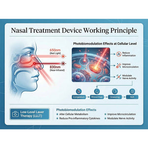 Laser Rhinitis Therapy Device | Allergic Rhinitis Relief | Red Light Treatment