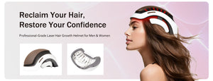 650nm Laser Hair Growth Helmet, 88 Medical-Grade Diodes for Hair Regrowth