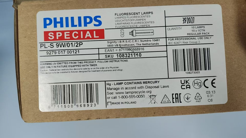 The lights tube for UV Phototherapy Light BU-10 1pcs