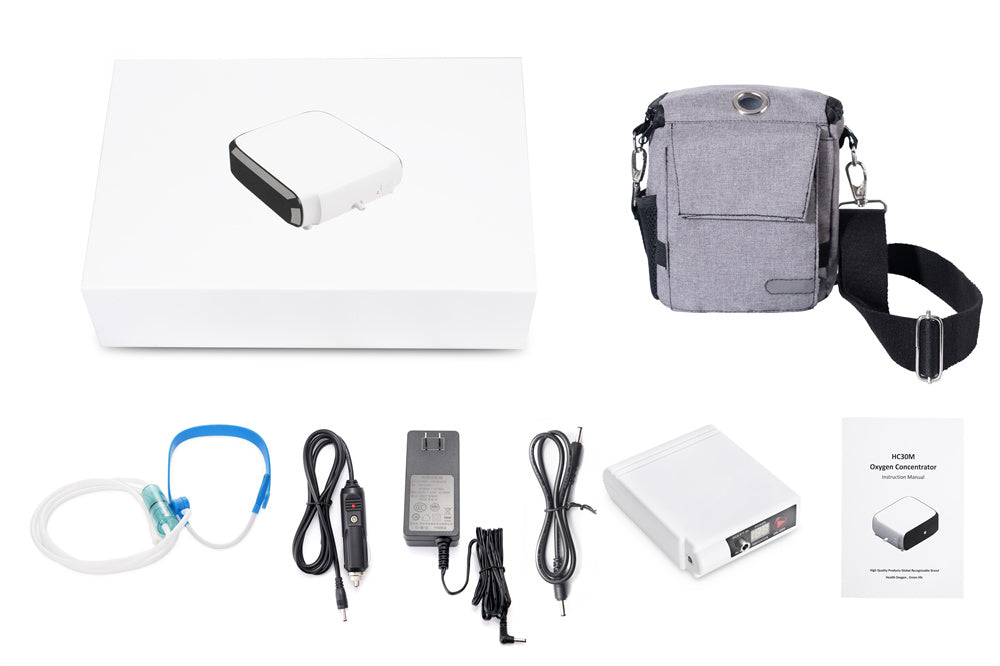 Newest 3L Portable Oxygen Concentrator Machine With 2 Rechargeable Bat