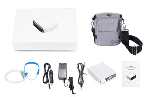 Newest 3L Portable Oxygen Concentrator  Machine With 2 Rechargeable Batteries and Carry Bag