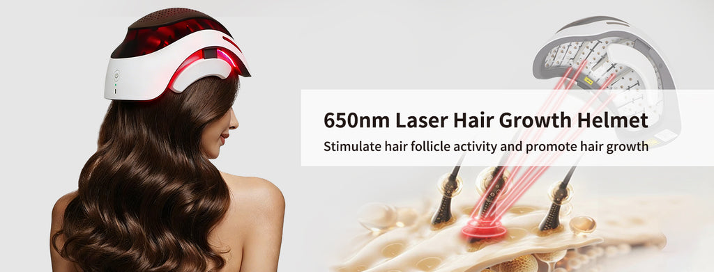 650nm Laser Hair Growth Helmet, 88 Medical-Grade Diodes for Hair Regrowth