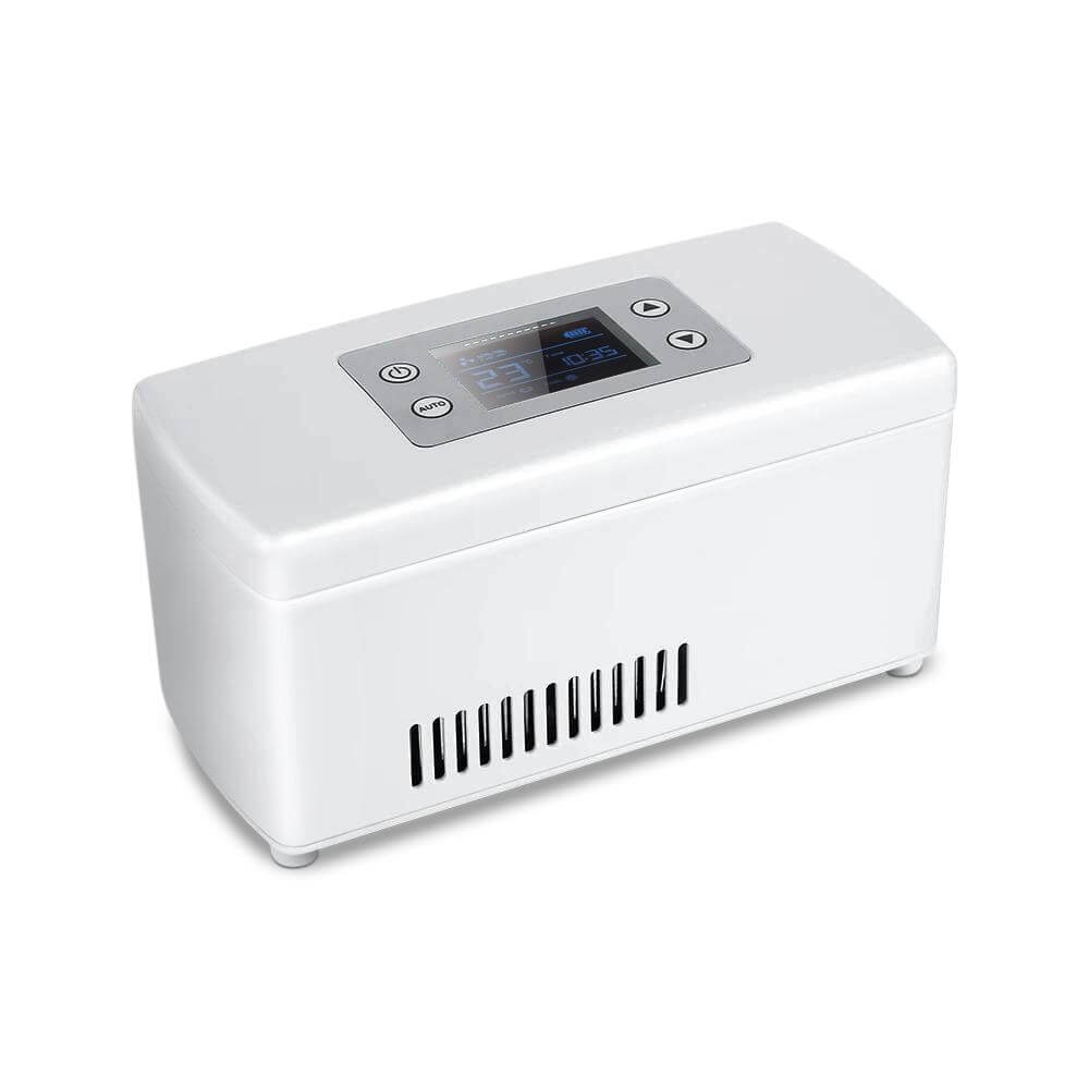 HomeCareWholesale Portable Medicine Refrigerator | Medication Cooler | Medicine Storage Temperature Refrigerator, E-7016
