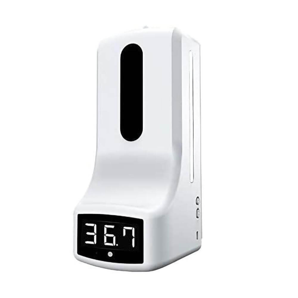 No Contact Body Thermometer with Hand Sanitizer Dispenser