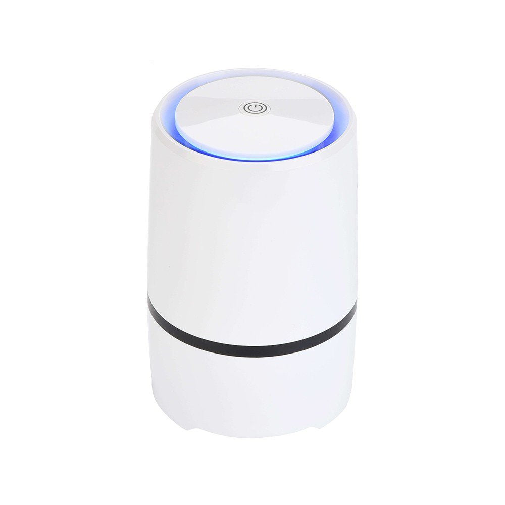 Air Purifier with True HEPA & Active Carbon Filters, Portable Air Purifier with Night Light